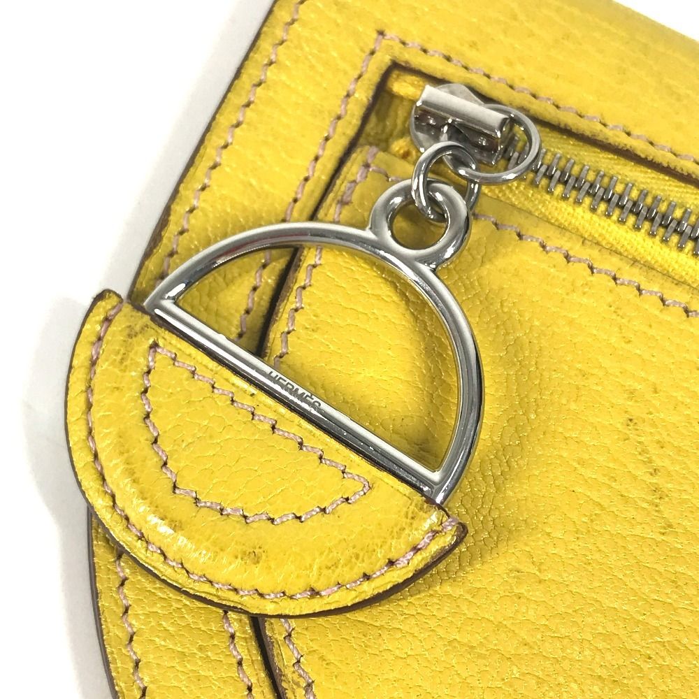 エルメス　イエロー コインケース エルメス Hermes HERMES コインケース ジップアンゴー
