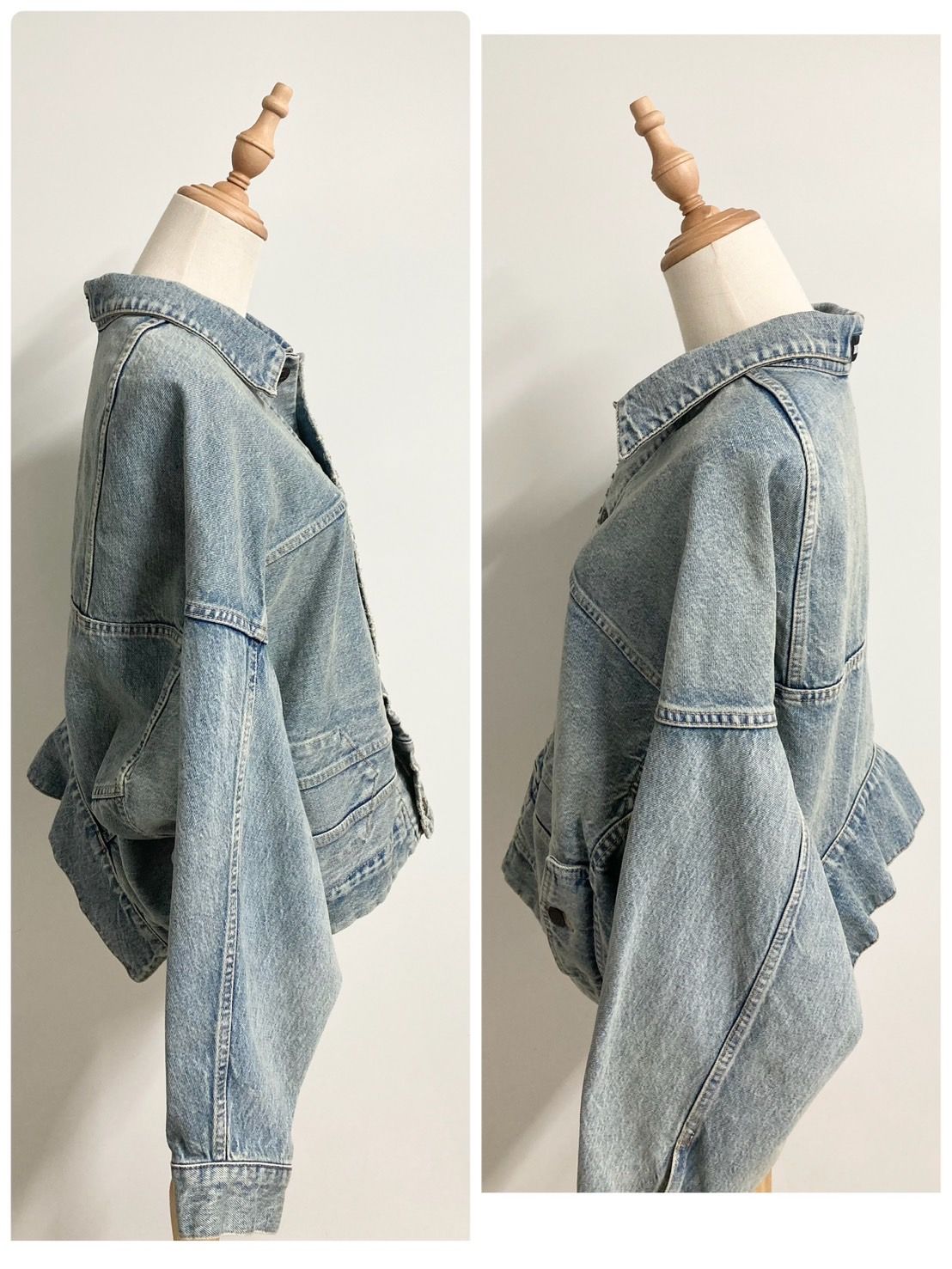 BALENCIAGA バレンシアガ アップサイドダウンジャケット デニムジャケット 34