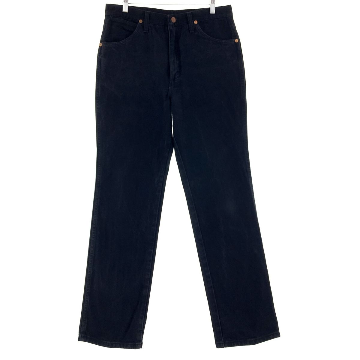 古着 ラングラー Wrangler ブラックデニムパンツ メンズw33/taa003802
