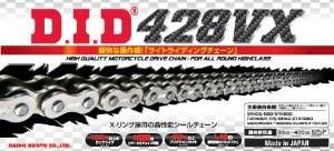 【新品・2営業日で発送】DID 【必ず購入前に仕様をご確認下さい】428VX-098ZB S＆S VXシリーズ Xリング