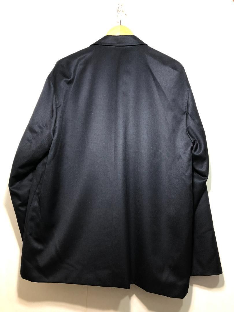 519030 blurhms Wool Mohair Cardigan Jacket 4 ウール モヘヤ カーディガン ジャケット テーラード ダークネイビー BHS23F009Mo ブラームス