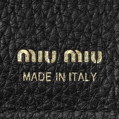 ミュウミュウ MIUMIU 財布 三つ折り財布 レディース ミニ財布