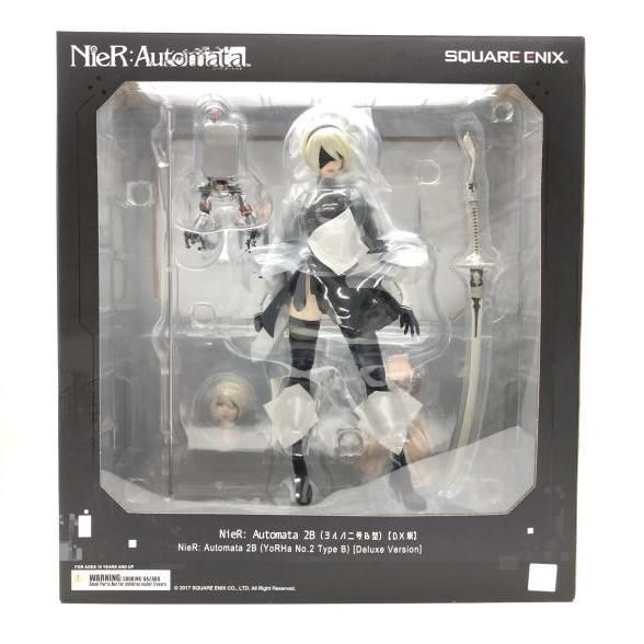 未開封 ニーアオートマタ 2B ヨルハ二号B型 DX版 スクエニ フィギュア 中古】(本体A/箱B)NieR：Automata 2B (ヨルハ 二号 B型) DX版