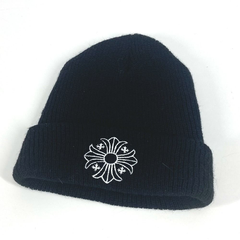 CHROME HEARTS ニット帽 ウール100% CHROME HEARTS(クロムハーツ) / ニットキャップ/--/ウール/BLK
