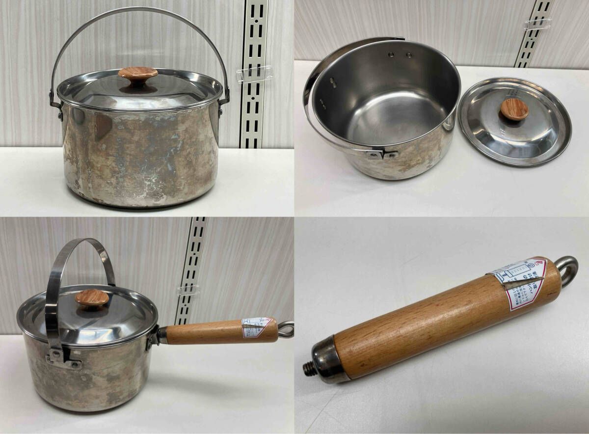 SNOWPEAK スノーピーク クッカーセット 鍋 ザル アウトドア OLIVEOS_COM_TR