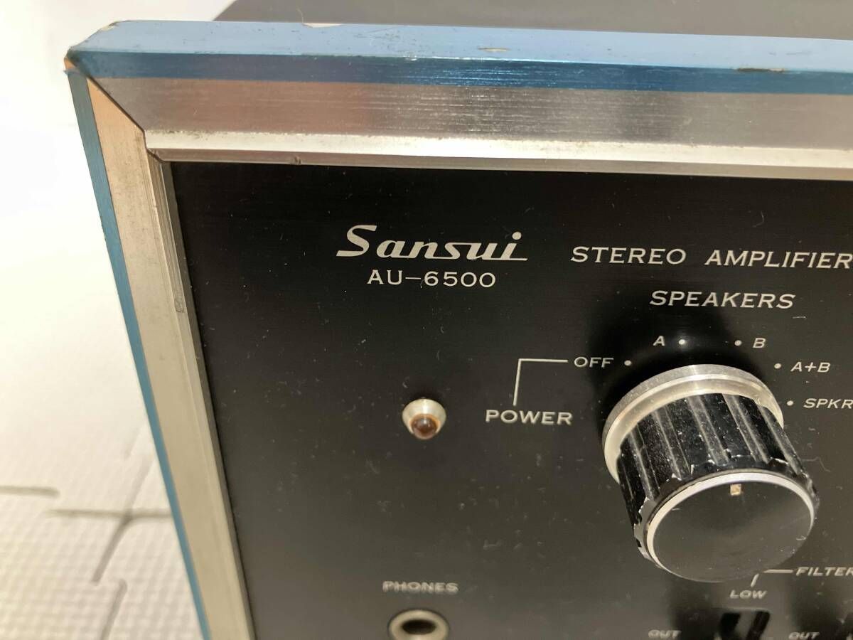 【動作品】SANSUI プリメインアンプ AU-6500 Amazon | SANSUI AU-6500 プリメインアンプ | SANSUI 山水
