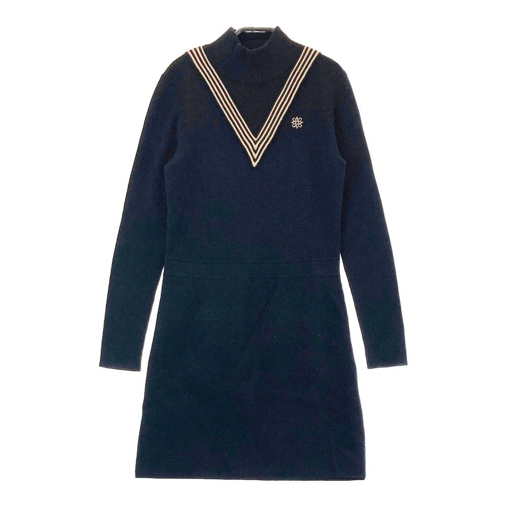 【美品】セントアンドリュース ハイネック 長袖ワンピース サイズ：S ST ANDREWS セントアンドリュース ニット ハイネック 長袖