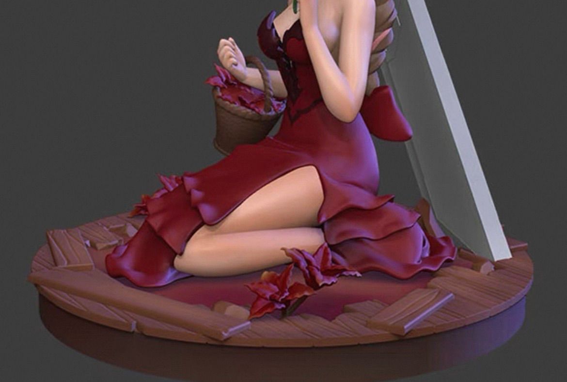 1/8 ガレージキット 未塗装 フィギュア FF7 エアリス・ゲインズ