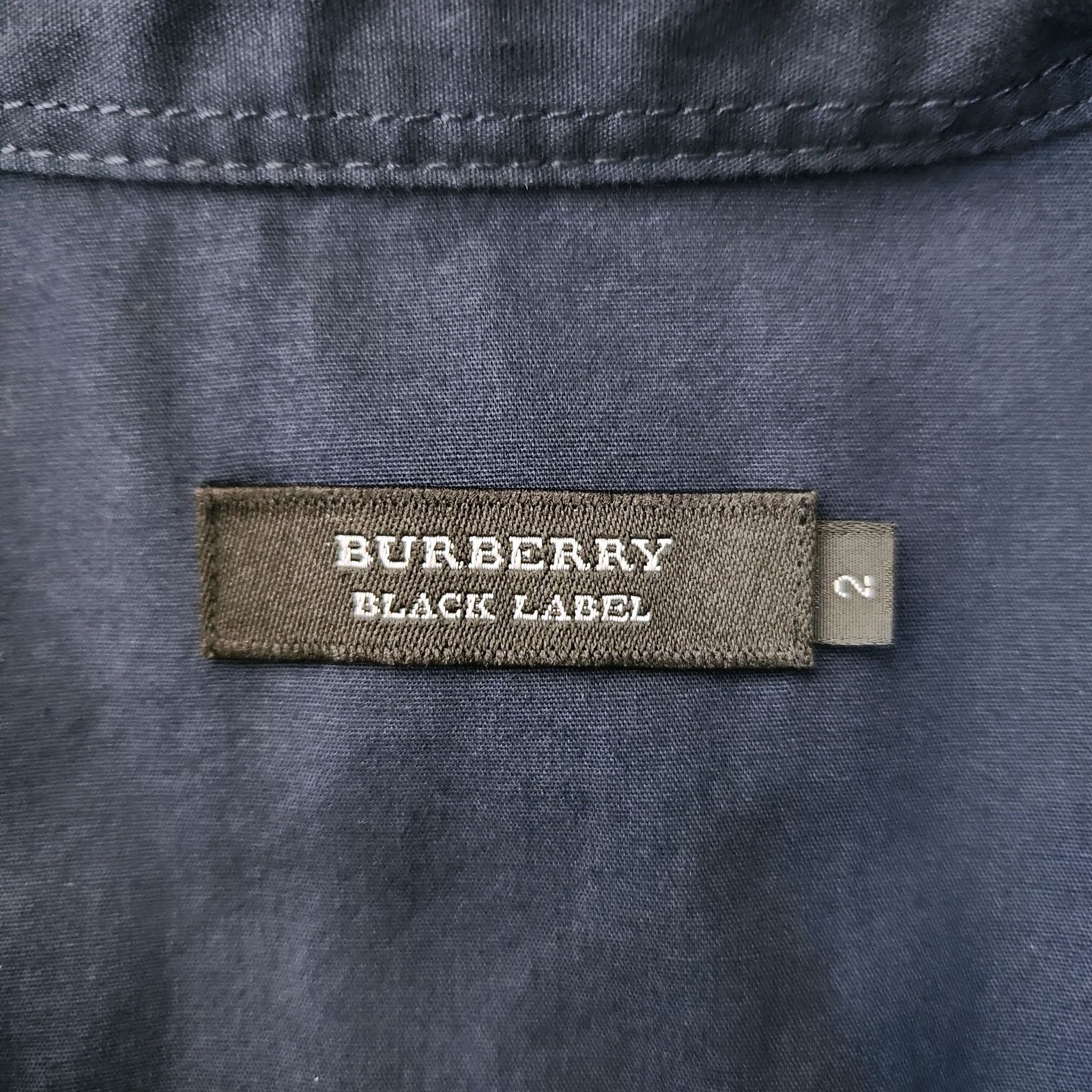 BURBERRY BLACK LABEL バーバリーブラックレーベル 長袖シャツ 胸