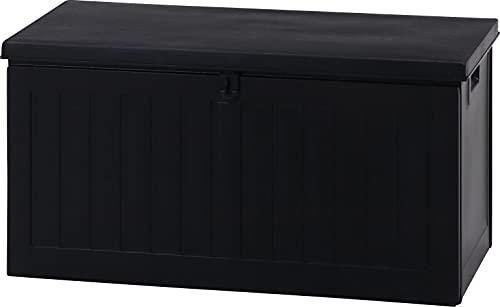 【新品・2営業日で発送】不二貿易 収納BOXベンチ BK 190L (38285) NT5395FJBK2S ブラック 品番:38356