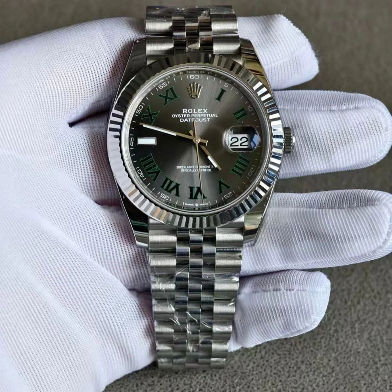 ロレックス デイトジャスト 自動巻き 時計 ロレックス ROLEX デイトジャスト26 179174 ブラック ステンレス