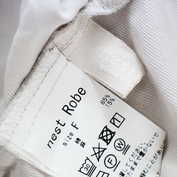 美品 定価2.6万 2021SS nest Robe ネストローブ コットンリネン  