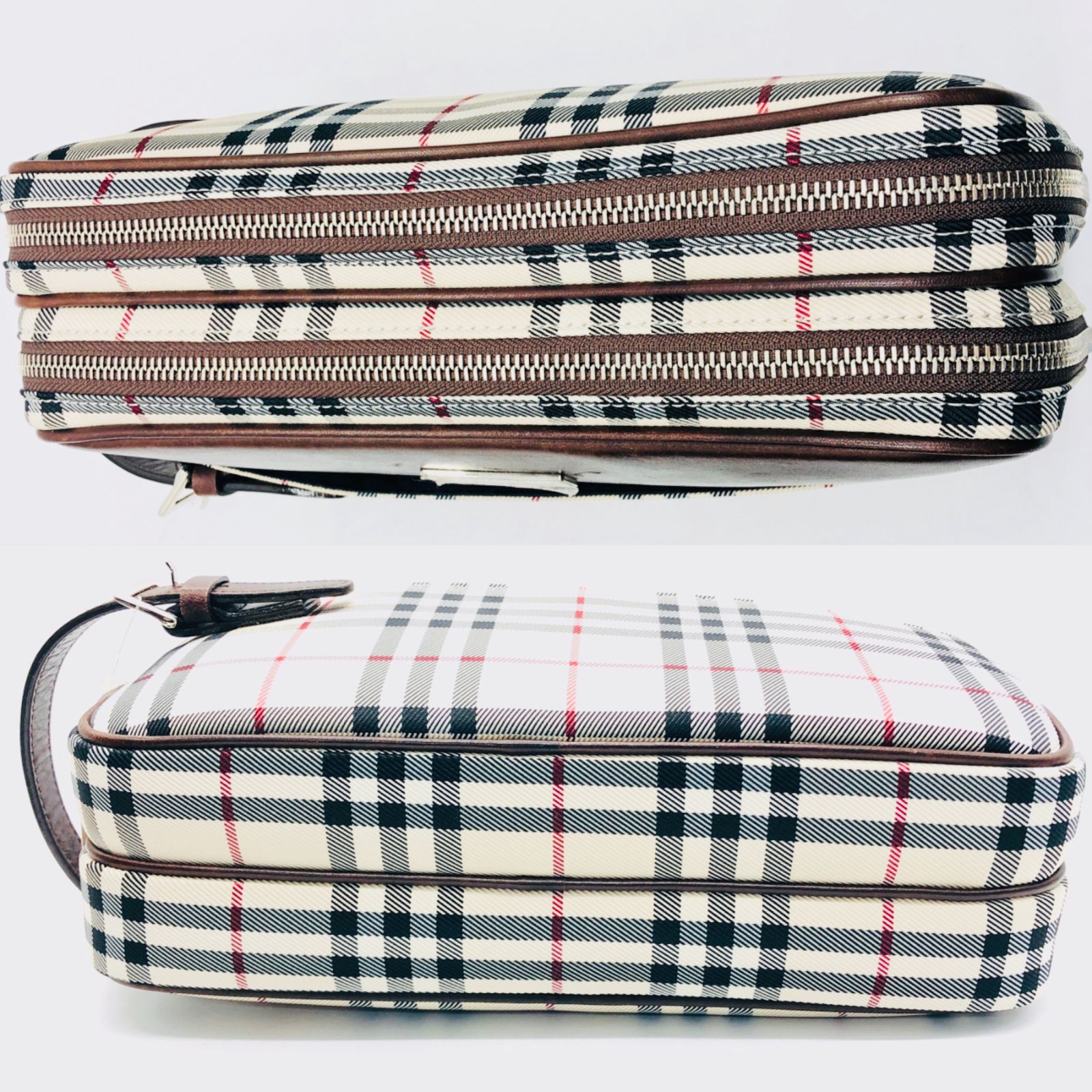 保管品】BURBERRY バーバリー ノバチェック セカンドバッグ クラッチ 