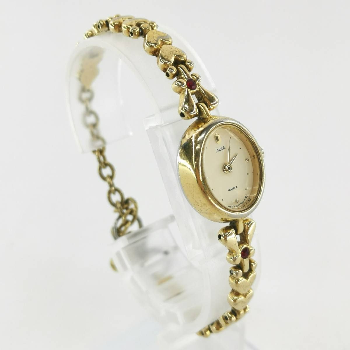 【稼働/良品】SEIKO クオーツY150-0A30アルバ ブレスレットウォッチ 稼働品】セイコー アルバ クォーツ 腕時計 ブレスレットウォッチ