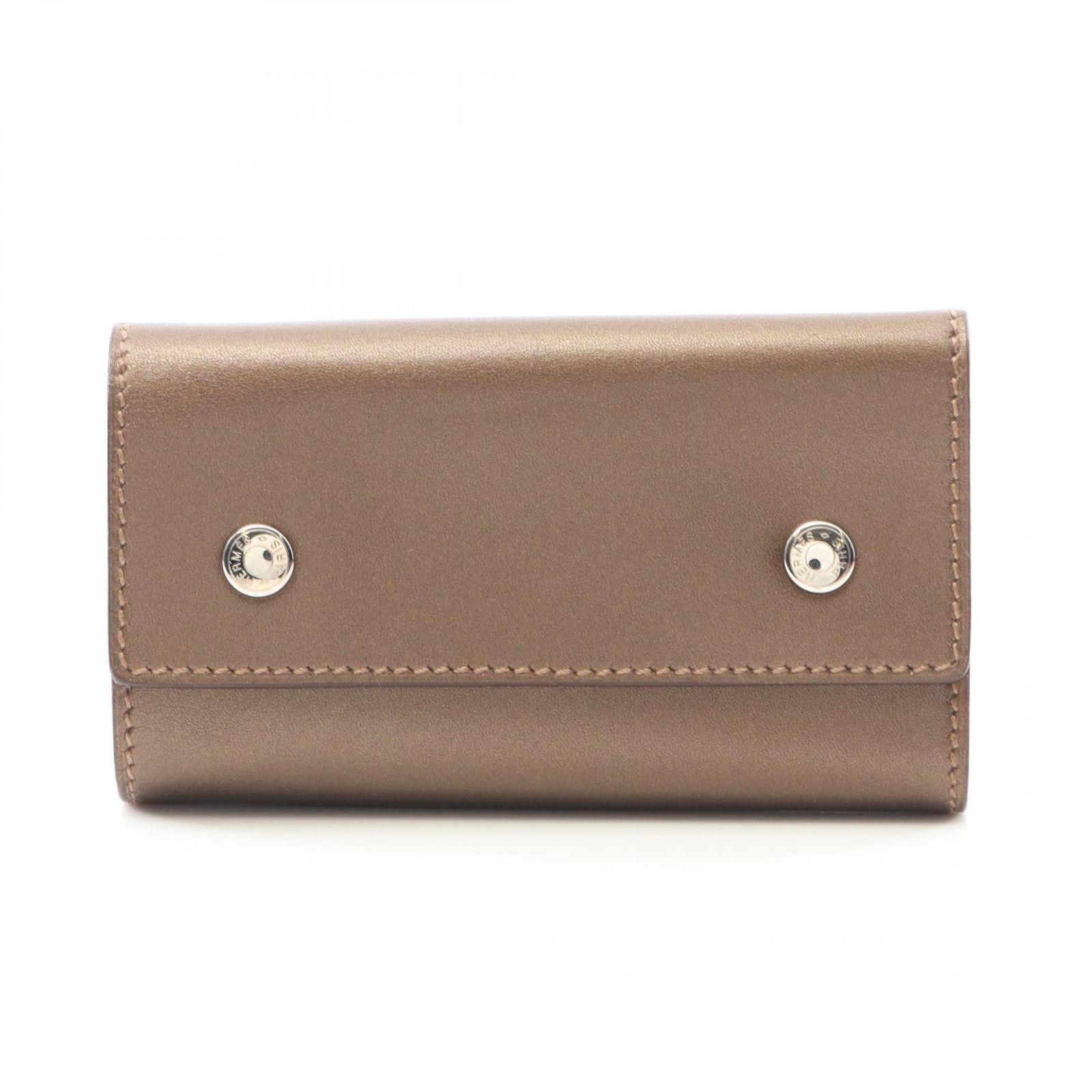 エルメス HERMES キーケース セリエ ブロンズ系 その他 セリエ 6連キーケース レディース Used A