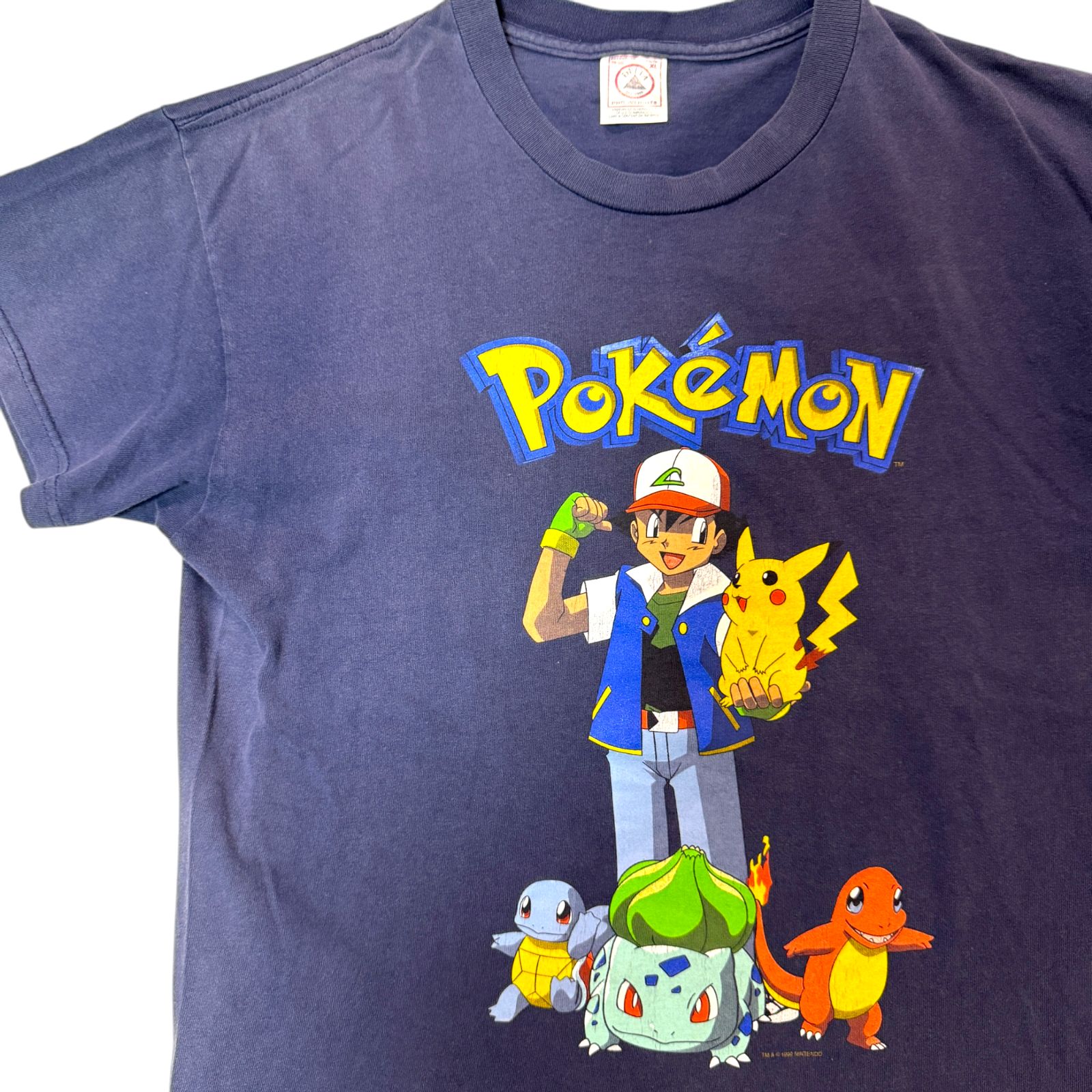 90s POKEMON 初代御三家 ポケモン Tシャツ XLサイズ ゲームT 90s POKEMON 初代御三家 ポケモン Tシャツ XLサイズ ゲームT