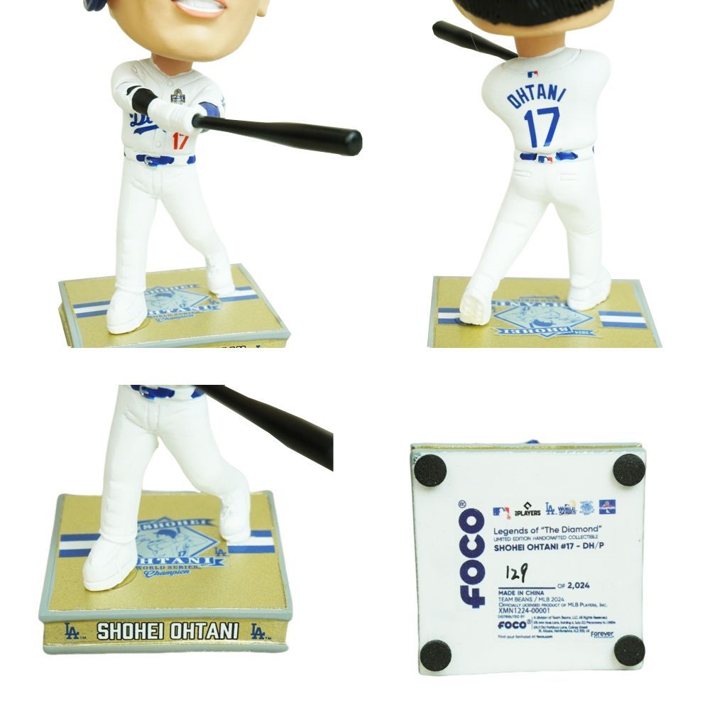 新品 大谷翔平 ボブルヘッド 4.5インチ FOCO CHAMPIONSHIP BOBBLE 4.5