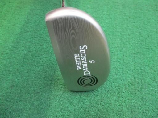オデッセイ WHITE DAMASCUS 5 34インチ パター PT スチール フレックスその他 メンズ 男性用 右利き 右用 Bランク ゴルフクラブ