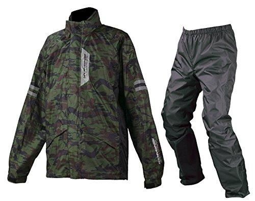 5営業日で発送 KOMINE コミネ コミネ ＲＫ－５３９ ブレスターレインウェア ＣＡＭＯ ＸＬ