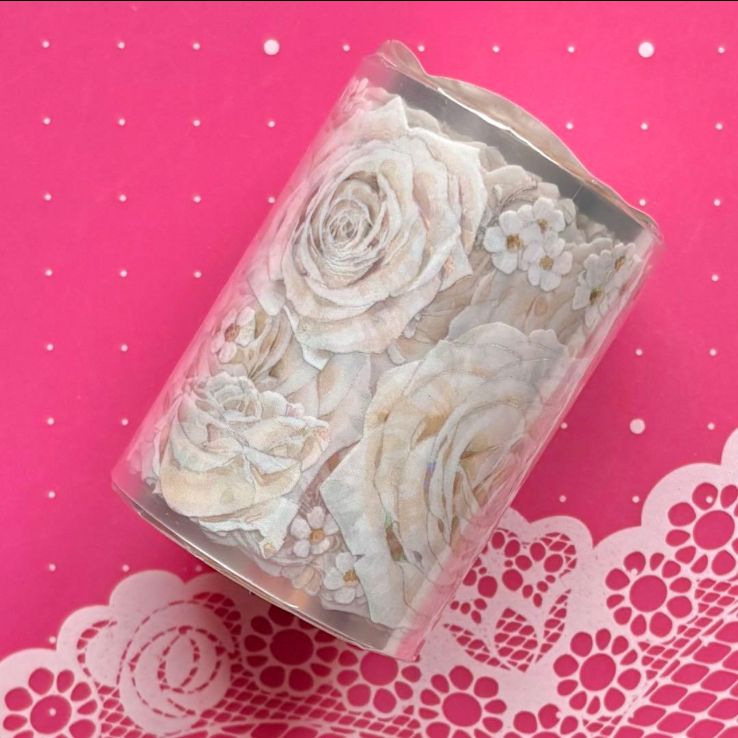 贝壳光 雪韵 6cm×5m 100cm|loop 海外マスキングテープ