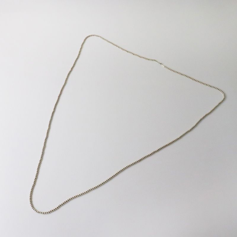 エブール ebure ナバホパールネックレス 約180cm/シルバー ロング