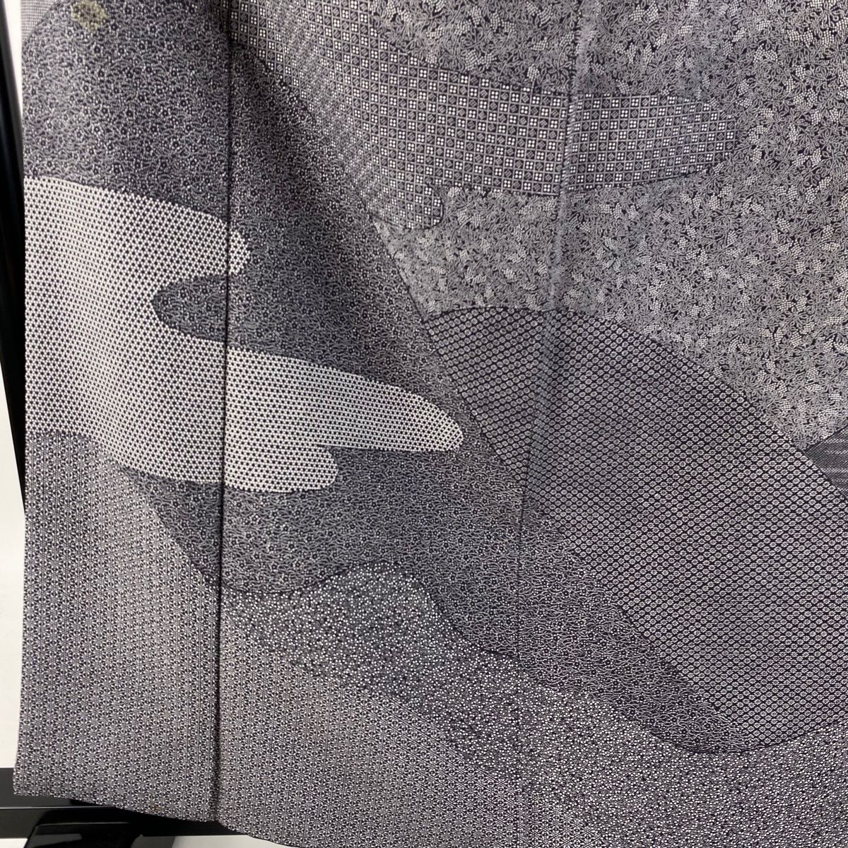 黒灰 正絹