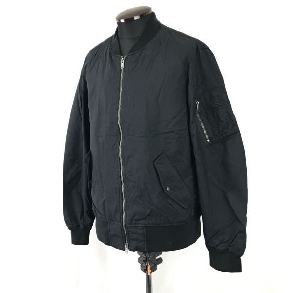 UNIQLO☆オーバーサイズ/MA-1/フライトジャケット/ナイロンブルゾン
