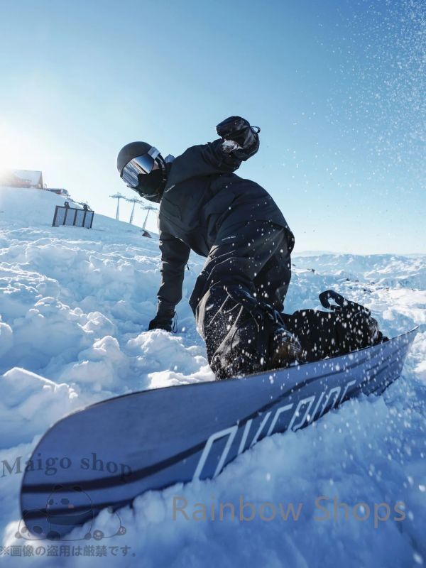 新品スノーボード用パンツ ブラック スノーボードパンツ パンツ」の