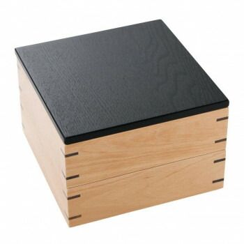 阿瀬眞三商店 弥生二段重 黒 127473