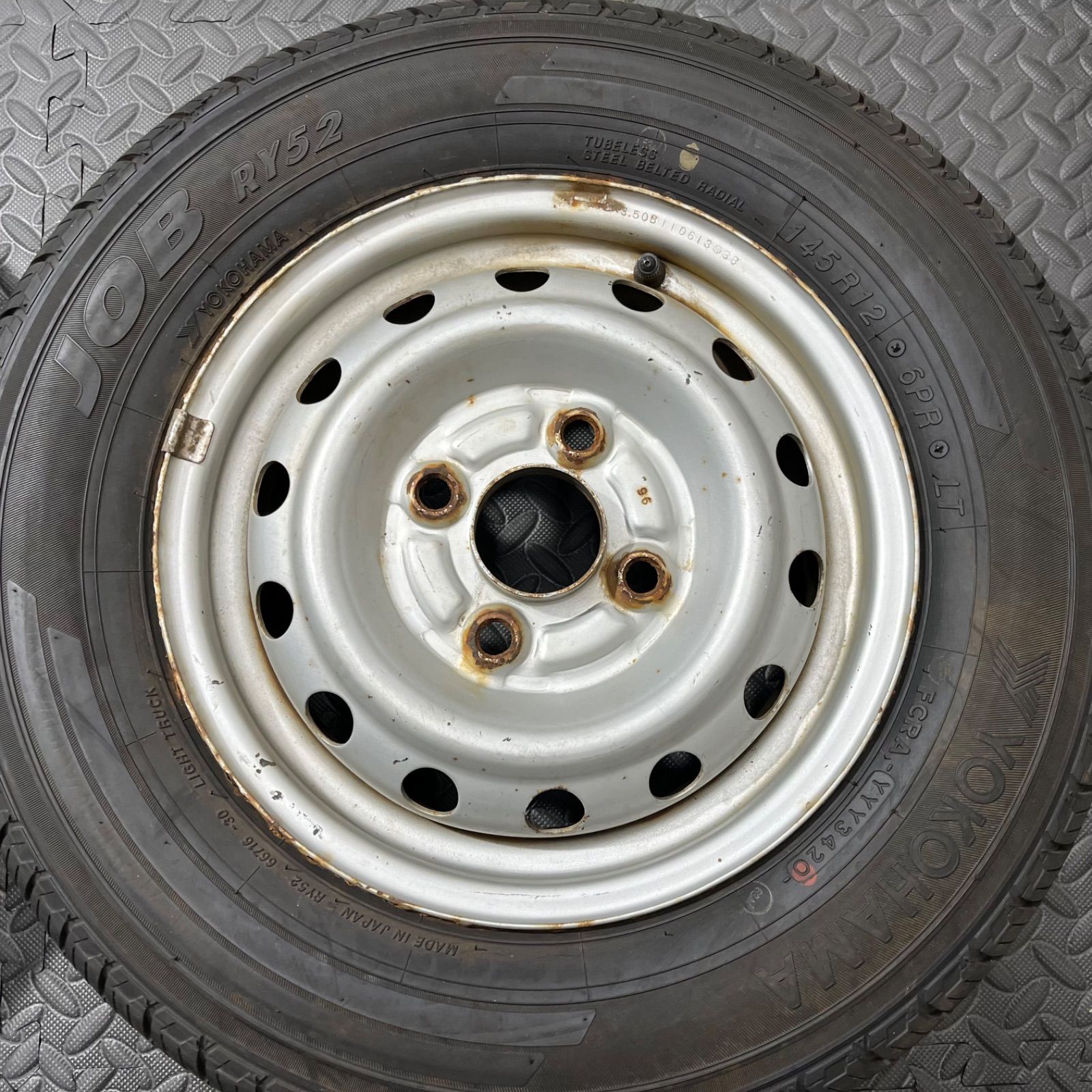 20年製 145R12 6PR LT ヨコハマ JOB RY52 ミニキャブ クリッパー U61 U71 夏タイヤ FFCRYSTALESIA_COM