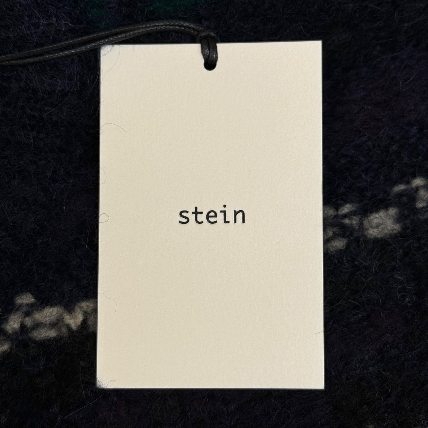 定価68200円 新品 stein 22AW Silk Mohair Fair Isle Knit Cardigan 