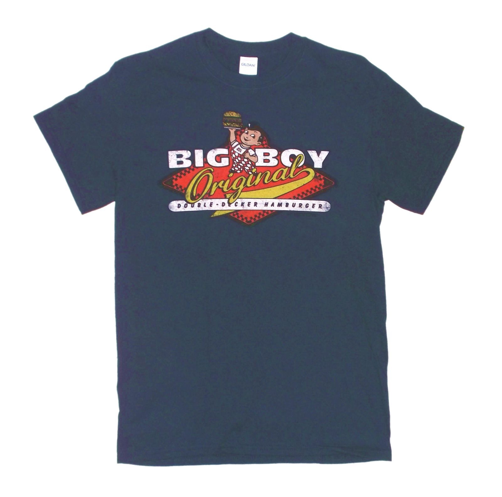 ビッグ ボーイ Tシャツ Big Boy 紺 正規品 アメキャラ ハンバーガー 