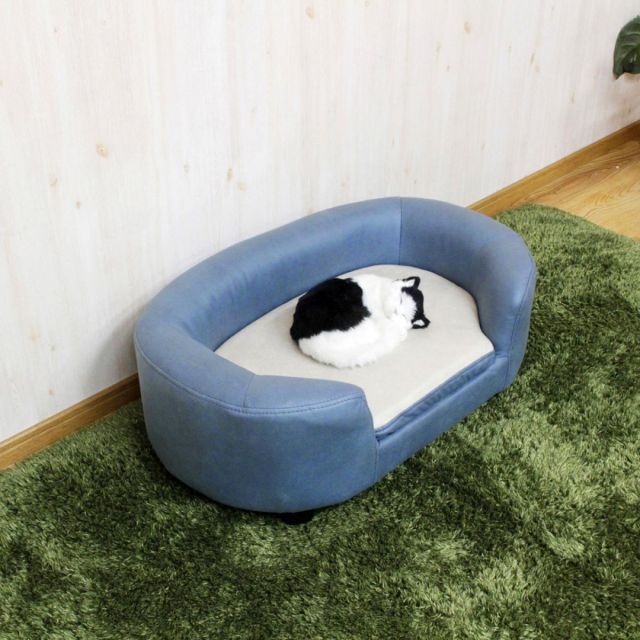 ブルー ペットベッド