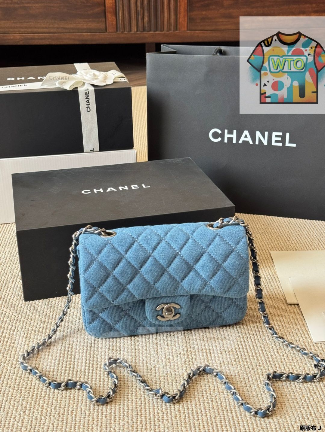 今日WTO】Chanel シャネル スクエア ファット 復古的-WTO輸入2