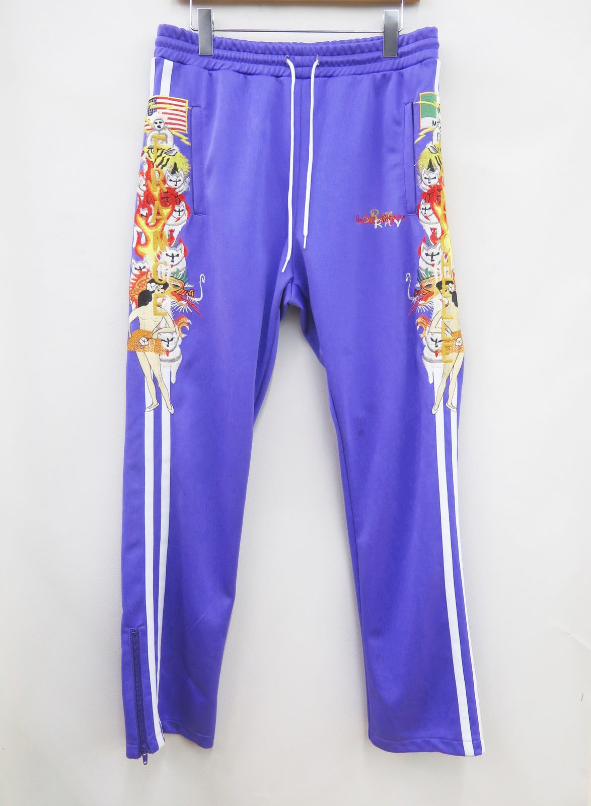 doublet カオス 刺繍 トラックパンツ 18aw doublet カオス刺繍トラックパンツ 18AW/Chaos Embroidery Track Pant