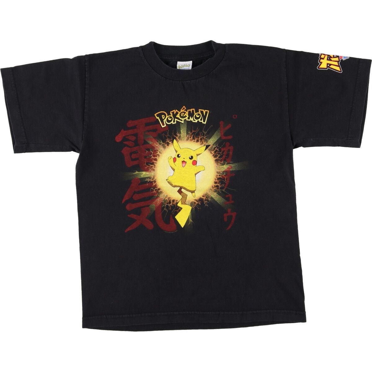 古着 00年代 PoKeMoN ポケットモンスター ピカチュウ キャラクタープリントTシャツ メンズS相当/eaa465615