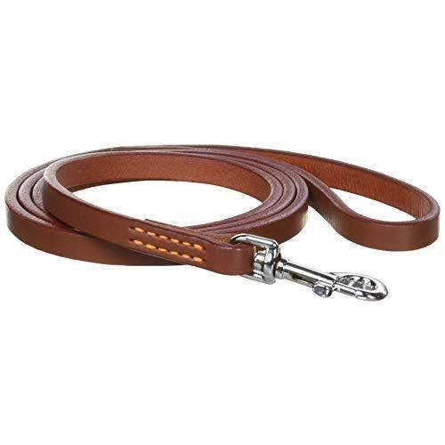 ONS 油入引皮ドイツナメシ 12 茶 中型犬 犬用リード