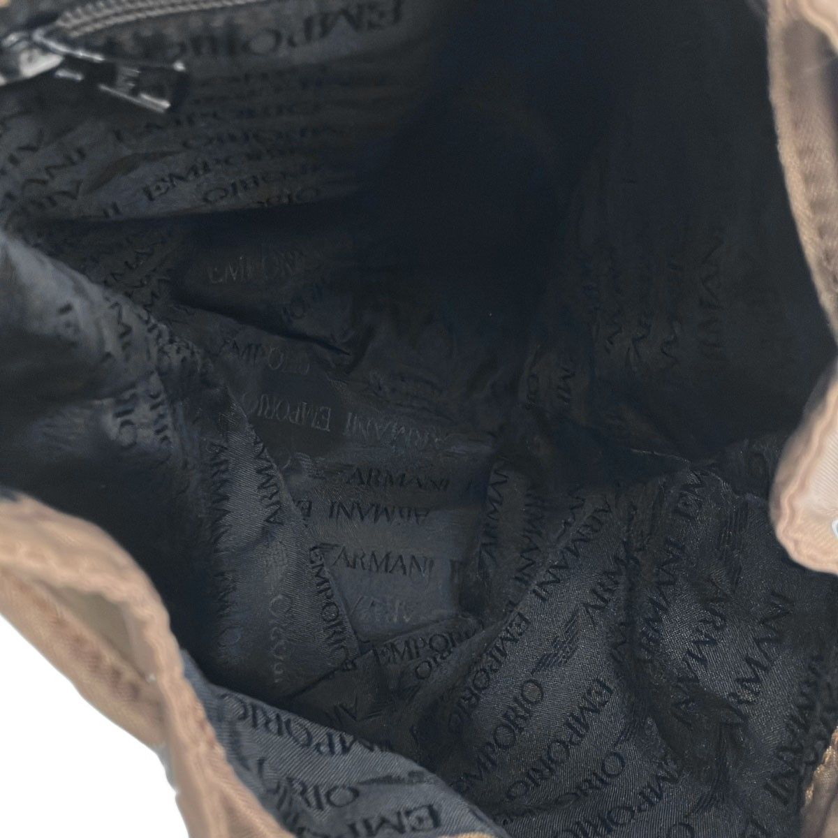 EMPORIO ARMANI エンポリオアルマーニ ロゴプリントナイロンショルダー