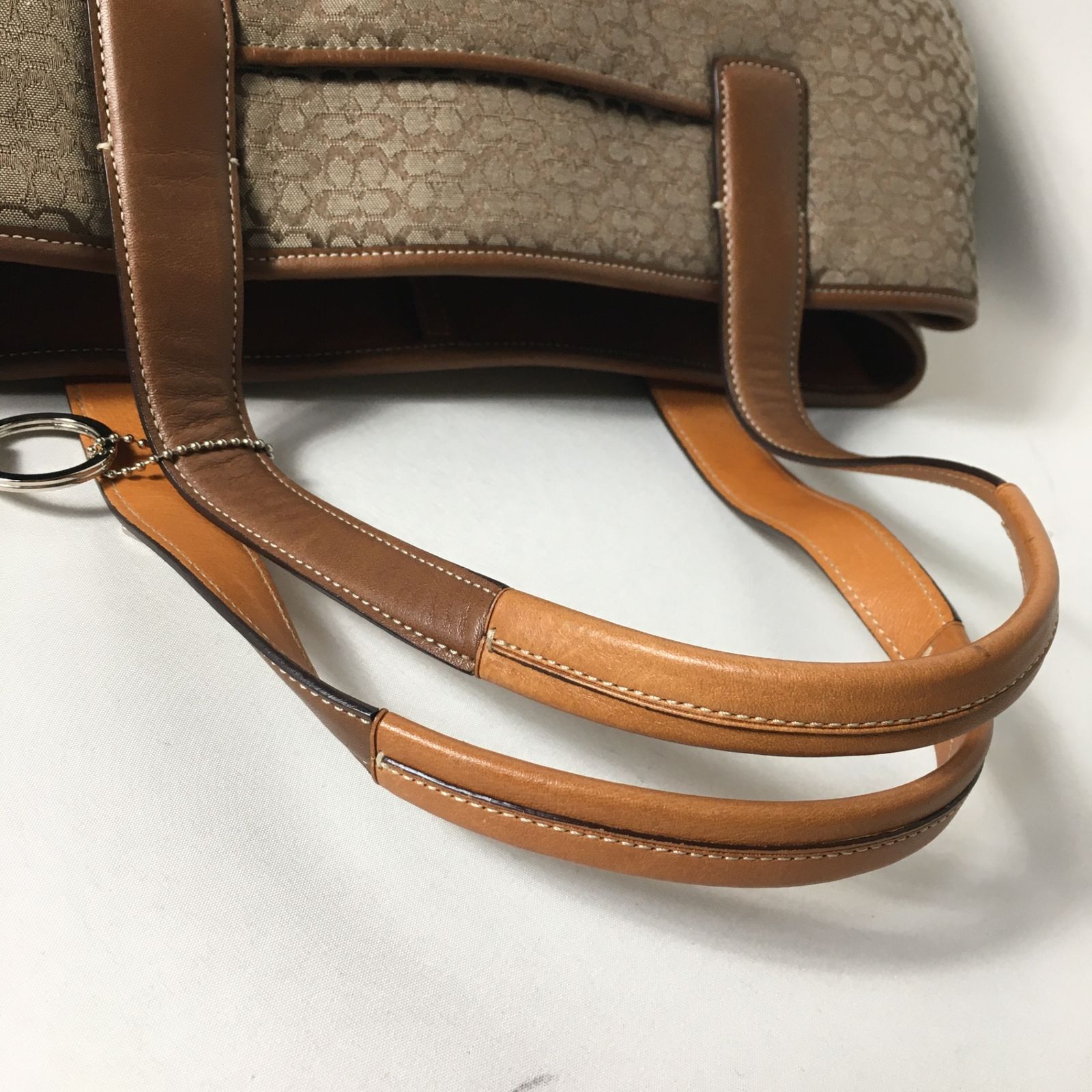 2506-95｜美品｜コーチ ミニシグネチャー トートバッグ ブラウン 2506-95｜美品｜コーチ ミニシグネチャー トートバッグ ブラウン