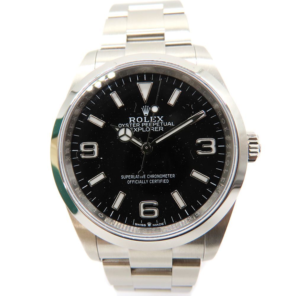 ロレックス Rolex 124270 エクスプローラーⅠ ブラック【中古】A2300002 - メルカリ