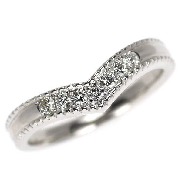 Pt950 ダイヤモンド リング 0.16ct V字 - メルカリ 