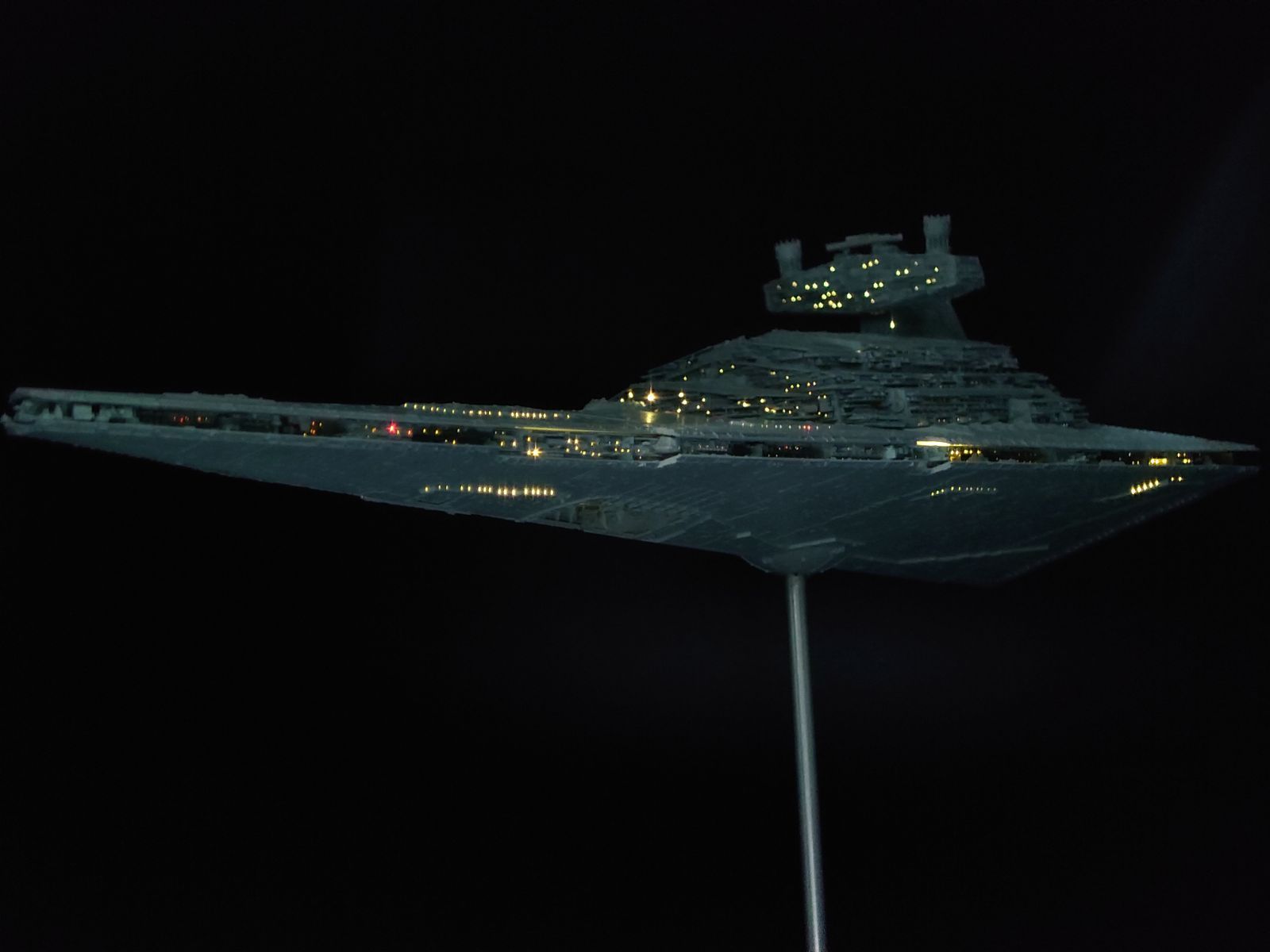 一点もの スターデストロイヤー 塗装電飾完成品 スターウォーズ