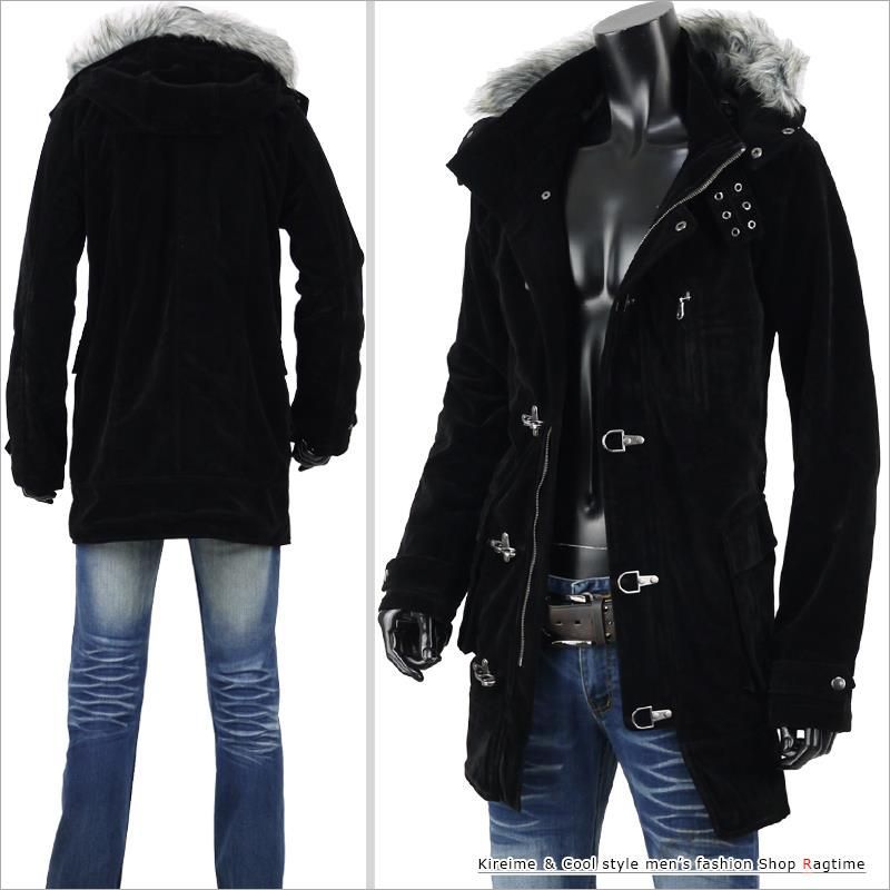 モッズコート メンズ ミリタリーコート ベロア ベルベット ファイヤー