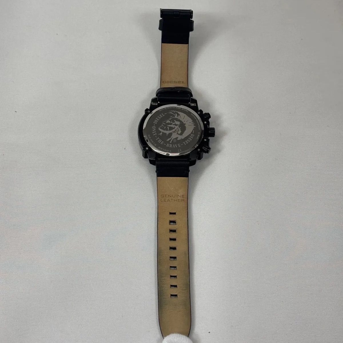 美品】 DIESEL ディーゼル グリフド 稼働 腕時計 DZ4519 クォーツ QZ 