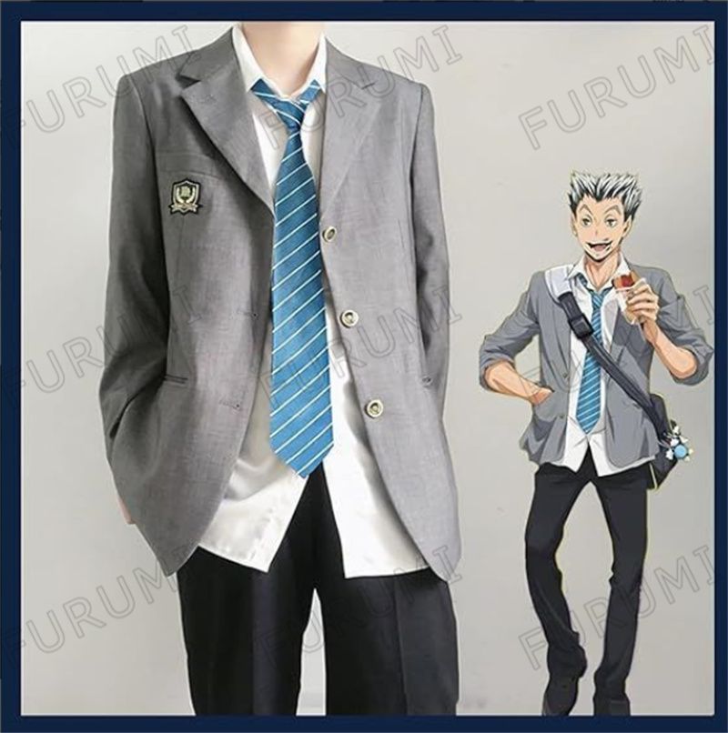 ハイキュー!! コスプレ衣装 スクールバッグ付き 梟谷学園 JK制服