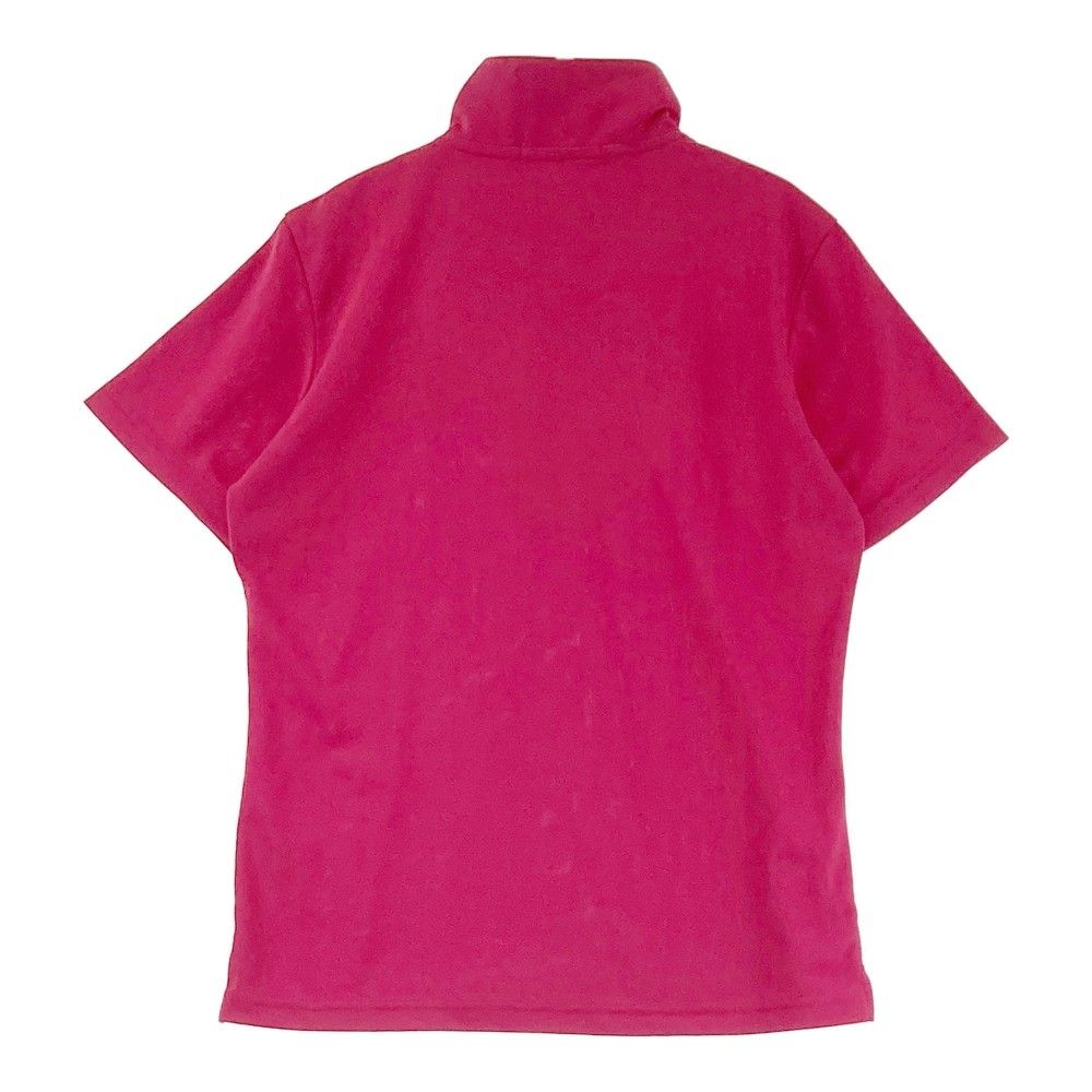 サイズ：L marie claire sport マリクレール スポール  ハーフジップ 半袖Tシャツ  ピンク系 [240101287544]# ゴルフウェア レディース ストスト