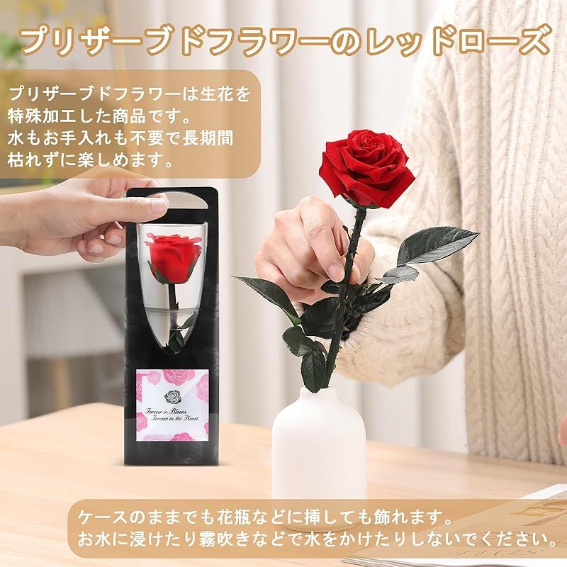 一輪のバラ 60歳