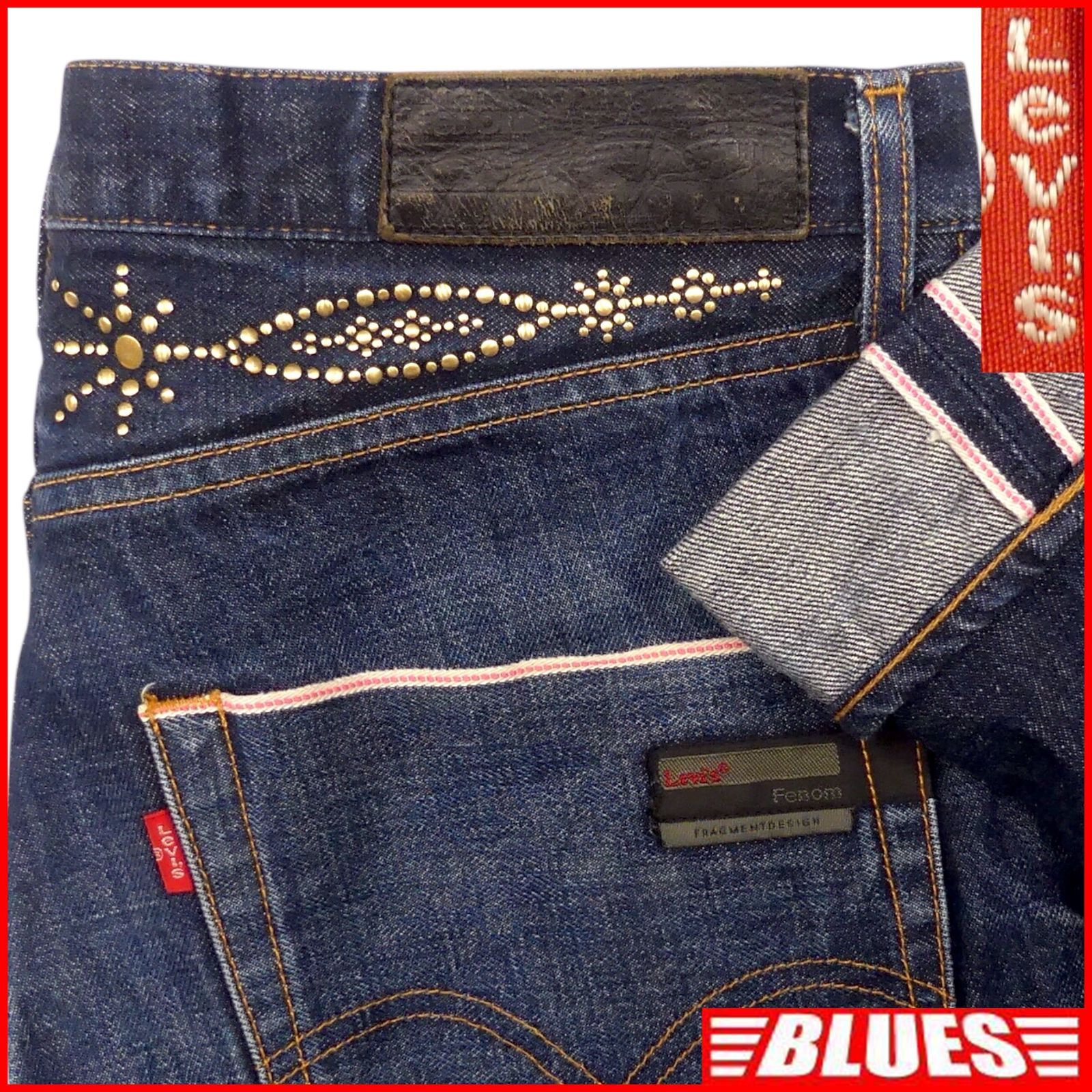 Levis Fenom リーバイス フェノム フラグメント W34 デニム セルビッチ 