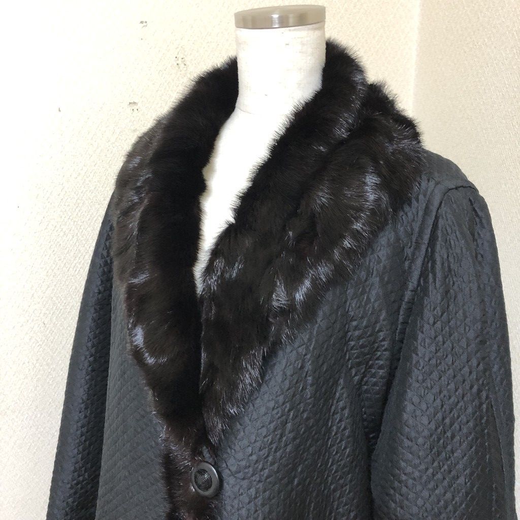 EMBA（エンバ）ミンクファーコート/13/ブラック 楽天市場】ミンク毛皮