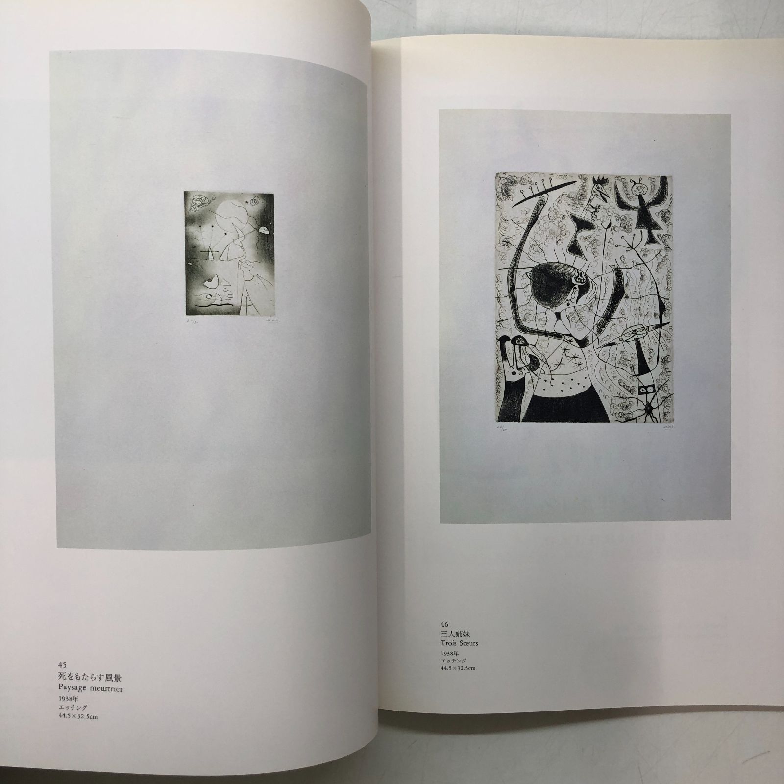 図録 バルセロナの美の天才 ミロ展 OEUVRES DE JOAN MIRO <<D-2